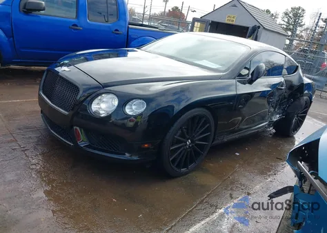 2013 Bentley Continental Gt V8 z USA, uszkodzony, nr VIN SCBFT7ZA6DC085021